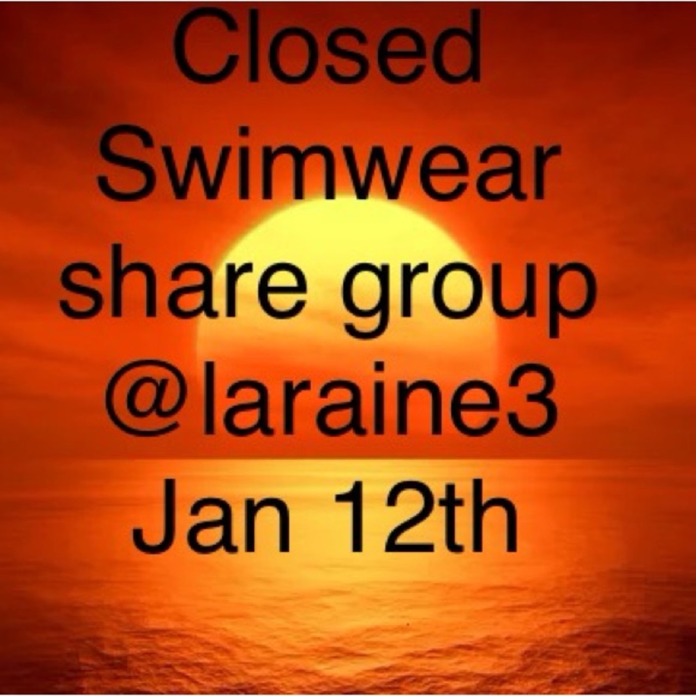 Sun is closed swimwear share group